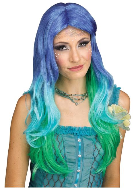 mermaid hair wig